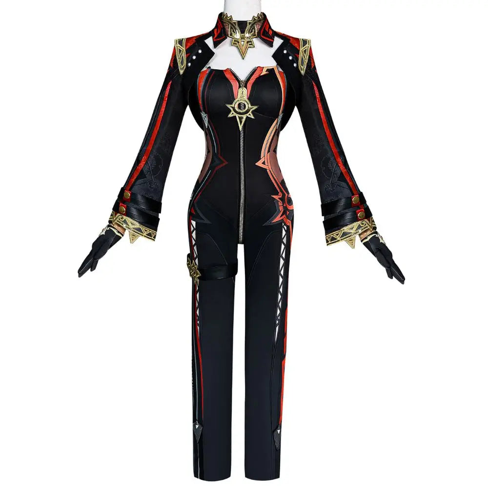Costume de Cosplay Mavuika - Genshin Impact - La Puissance de l'Archon Pyro