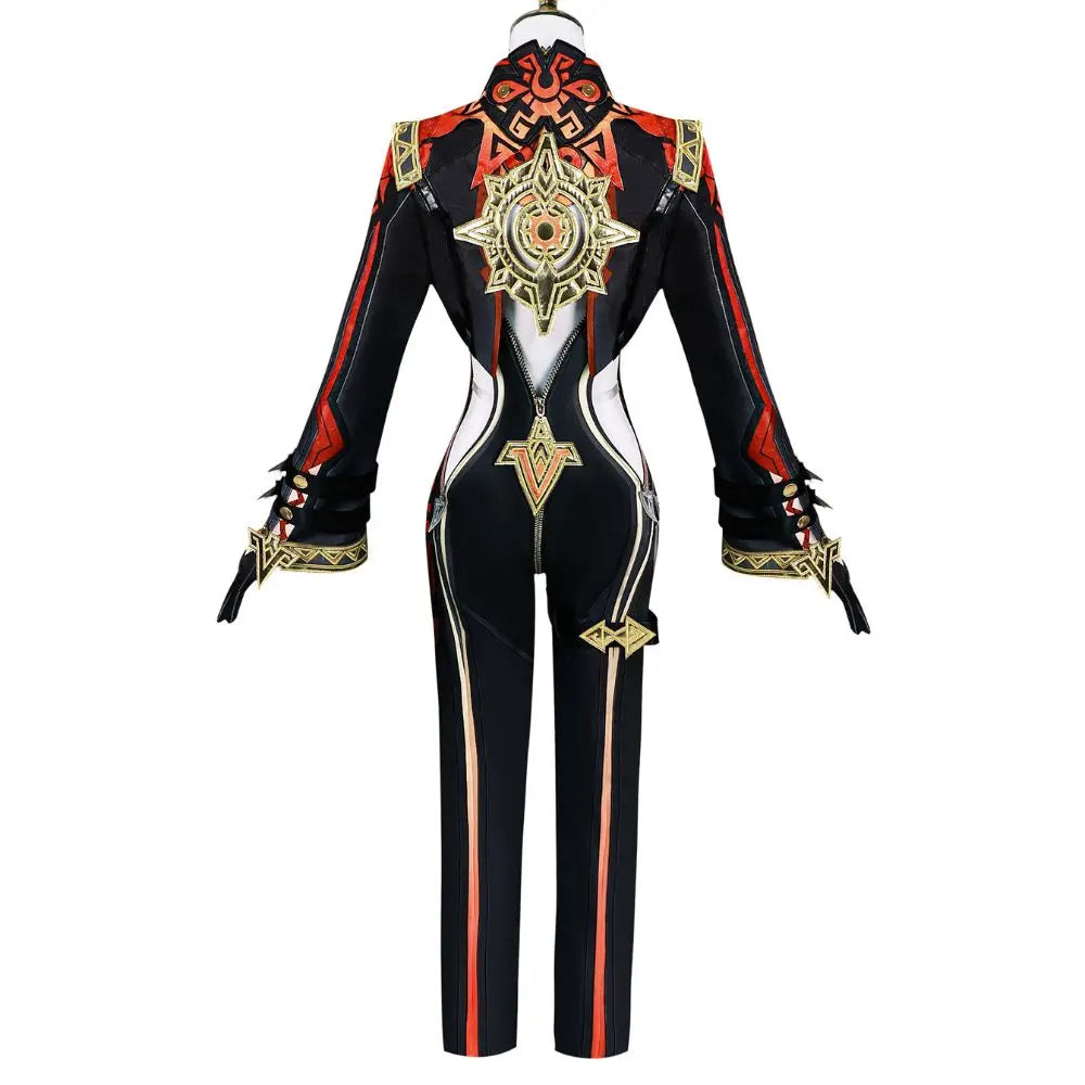 Costume de Cosplay Mavuika - Genshin Impact - La Puissance de l'Archon Pyro