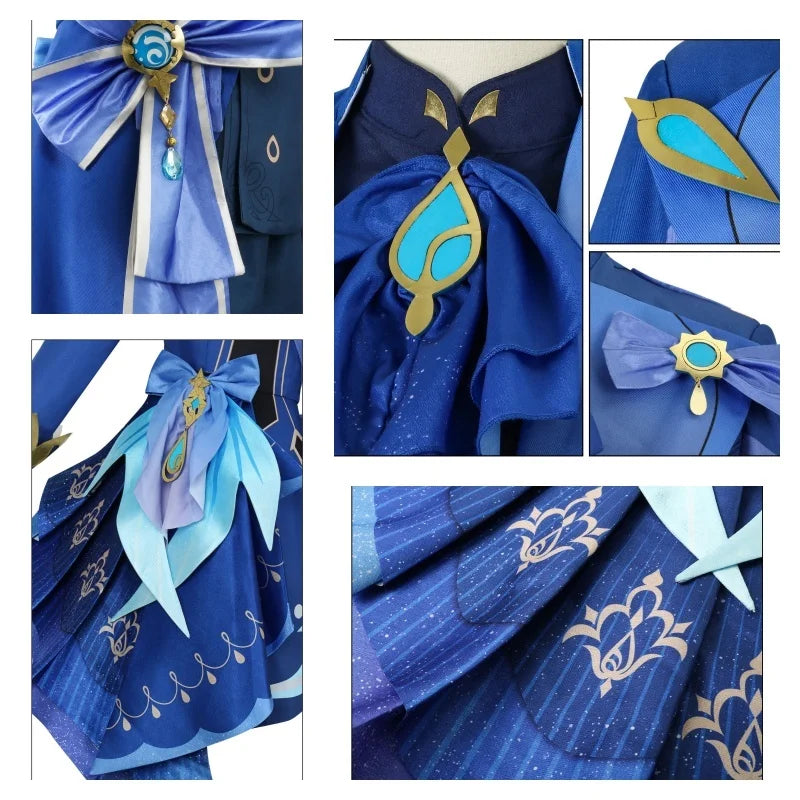 Costume de Cosplay Furina - Genshin Impact - Tenue Complète