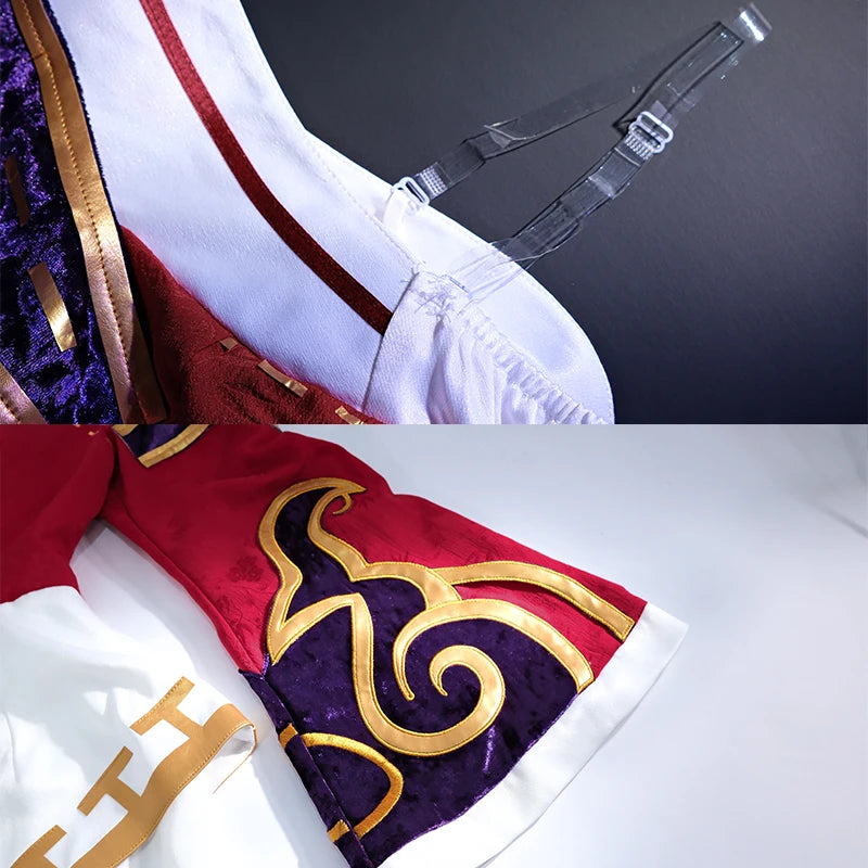 Costume de Cosplay Ahri (Renard à Neuf Queues) - League of Legends - Tenue Complète