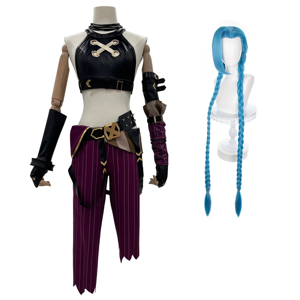 Costume Cosplay Jinx - League of Legends - Tenue Complète